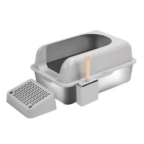 Stainless steel cat litter box EG-CLBS01A